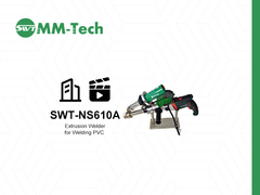 SWT-NS610A 추출 용접기 시험! 50-380°C 온도 조절·PP/PE/PVDF의 쉬운 용접