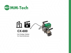 220V CX600 지오멤브레인 열 쐐기 용접기 1.4 Kw