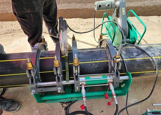 PP HDPE 파이프 버트 융착 용접기 (관개 파이프라인용)