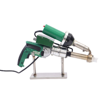 PP PE 파이프 수리용으로 두 개의 난방 시스템과 360° 회전 용접 머리로 3400W 플라스틱 진압 용접기