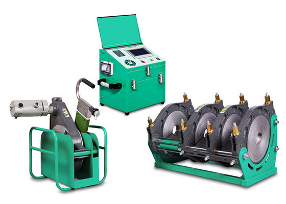 자동 SDR17 Hdpe 파이프 용융 용접 기계 200 밀리미터 450 밀리미터