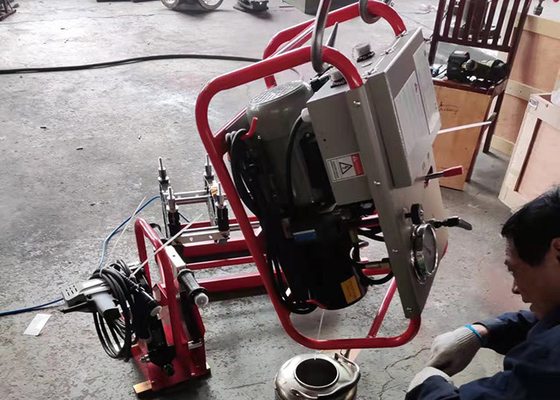 자치 도시를 위한 32-160mm Hdpe 파이프 맞대기 융착 용접기