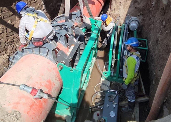 해양 280-500mm Hdpe 파이프 맞대기 융착 기계 고성능