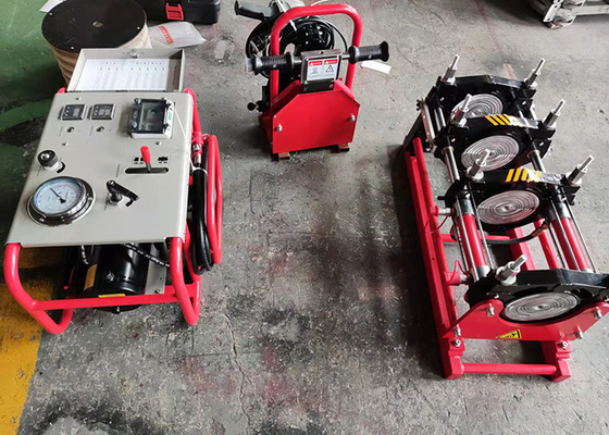 자치 도시를 위한 32-160mm Hdpe 파이프 맞대기 융착 용접기