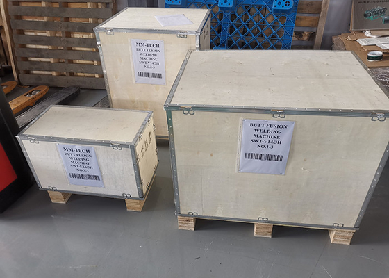 90 밀리미터 - 250 밀리미터 Hdpe 파이프 맞대기 융착 용접기 4.25 kw