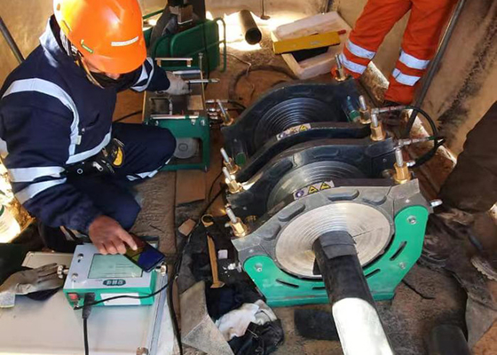 200 밀리미터는 데이터 로거와 Hdpe 맞대기 융착 기계를 배관합니다