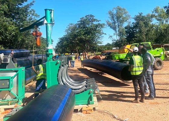 효과적 인 1000mm HDPE 파이프 부트 수분 공급을위한 융합 용접 기계