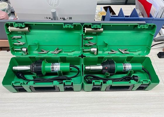 PE / PP / PVC / ABS / PVDF CX1600S 낮은 소음과 다양한 노즐 옵션을 가진 뜨거운 공기 용접기