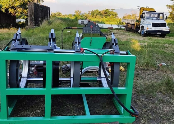 2.2Kw 펌프 전력 ISO12176 표준 DVS2207 HDPE 파이프 농업 관개용 융합 용접 장비