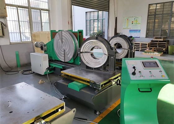 공장 내 800mm HDPE 워크샵 피팅 제작 용접 기계