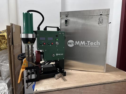 열풍 용접기 SWT-PAU 테이블형 PVC HDPE 타포린 용접기 3600W