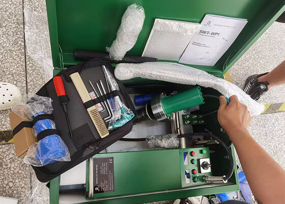4200W  pvc/ Tpo Welding Machine SWT-WP1 Polymer Hot Air Waterproofing Welder