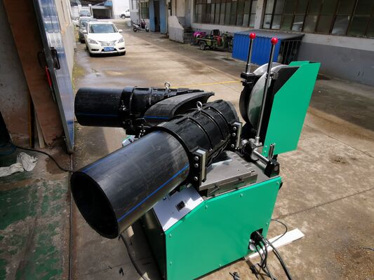 HDPE PP 엘보우 티 & 크로스 와이 용 90-315mm 작업장 피팅 제작 용접 융착기