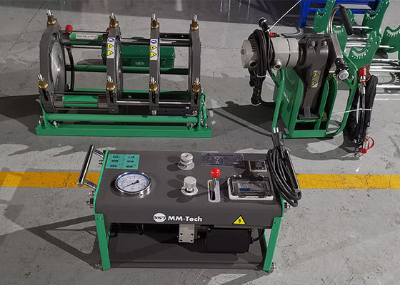 PE PVDF 수력 맞대기 융착 용접기, 관 용접 장비 4.25KW