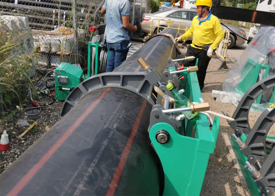 PE PP Hdpe 맞댐 용접기, Hdpe 관 용접기 200mm-450mm