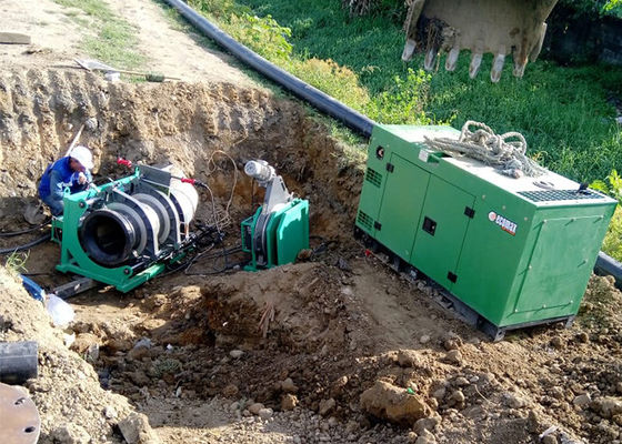 90 밀리미터 - 250 밀리미터 동안 자동 PE PPR HDPE 파이프 맞대기 융착 용접기
