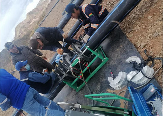 0 클램프 수력 Hdpe 파이프 맞대기 융착 용접기