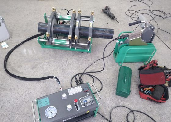 Pe 파이프 분야 핫 조인터 플랜지 맞대기 융착 용접공 2.3 kw