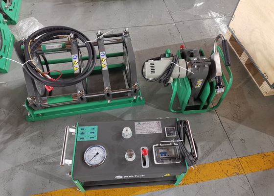 Hdpe 폴리 파이프 설명서 맞대기 융착 용접기