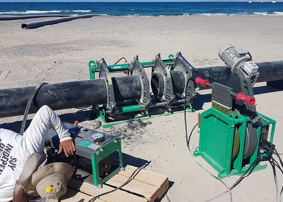 기계 USB를 용접하는 90-250mm 수력 맞대기 융착