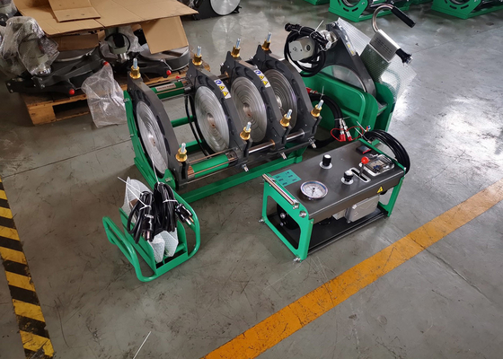 Hdpe 파이프를 위한 50-160mm 수력 맞대기 융착 용접기