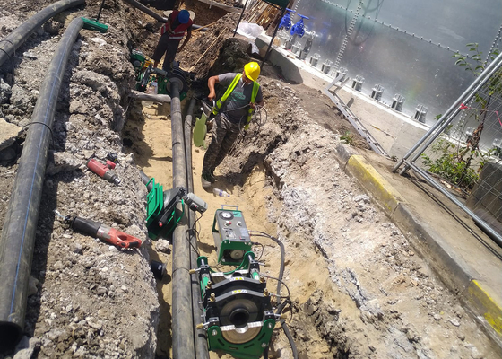 280 밀리미터 동안 Hdpe 수력 맞대기 융착 용접기