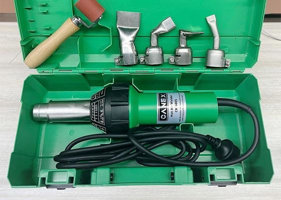 PE / PP / PVC / ABS / PVDF CX1600S 낮은 소음과 다양한 노즐 옵션을 가진 뜨거운 공기 용접기